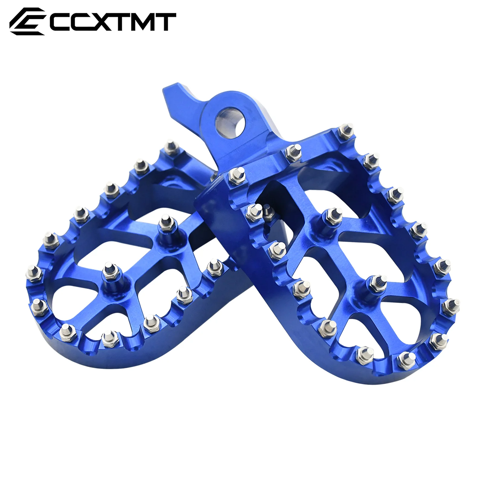 Motorcycle CNC Aluminum Footrest Pedals Foot Pegs For Yamaha YZ250F YZ450FX WR450F 2024 YZ450F 2023-2024 YZF250 YZF450 WRF450