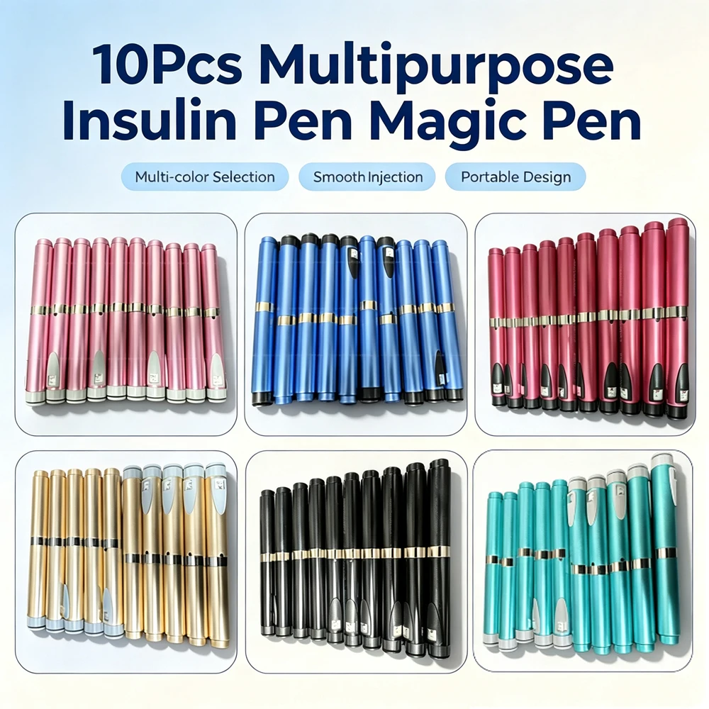 Reusable Magic Pen For Insulin Peptide V1 V2 Injector, Multicolor Beauty Dosing Pen, Professional Wrinkle Removal Beauty Health