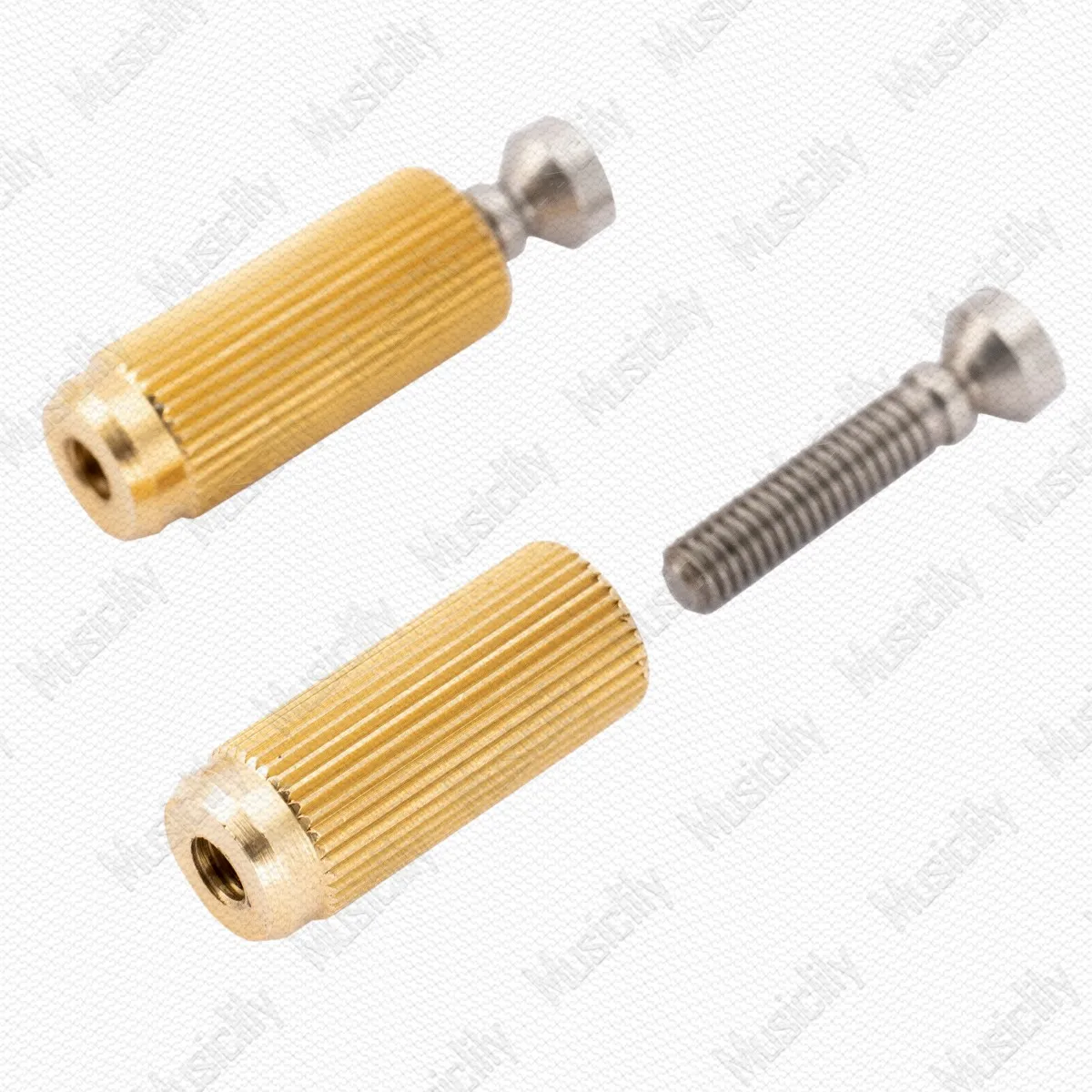 Wilkinson Guitar Tremolo Bridge Brass Barrel Sleeves Stainless Steel Height Adjustment Studs M4/M6/M7 Thread