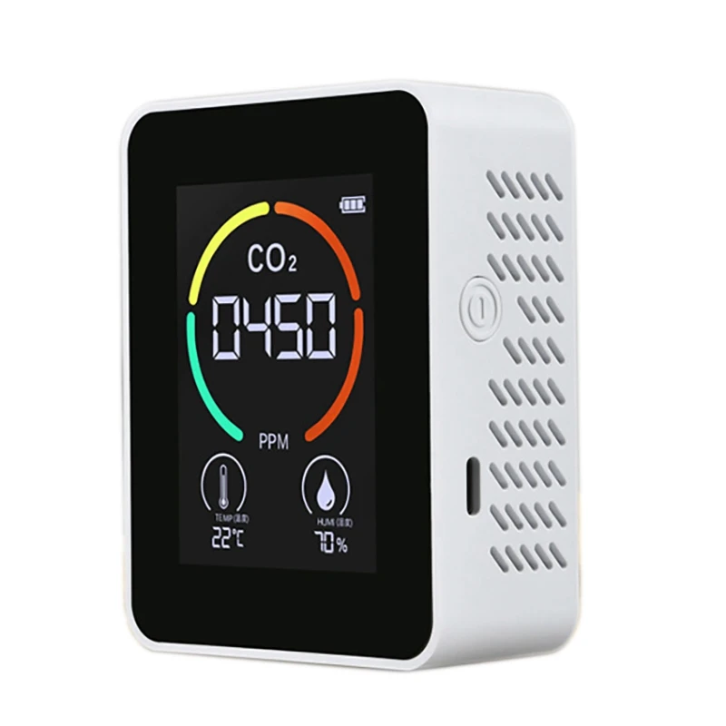 Kooldioxide Digitale Co2 Sensor Ppm Meter Mini Kooldioxide Detector Gas Analyzer Luchtkwaliteit Monitor Usb Detector