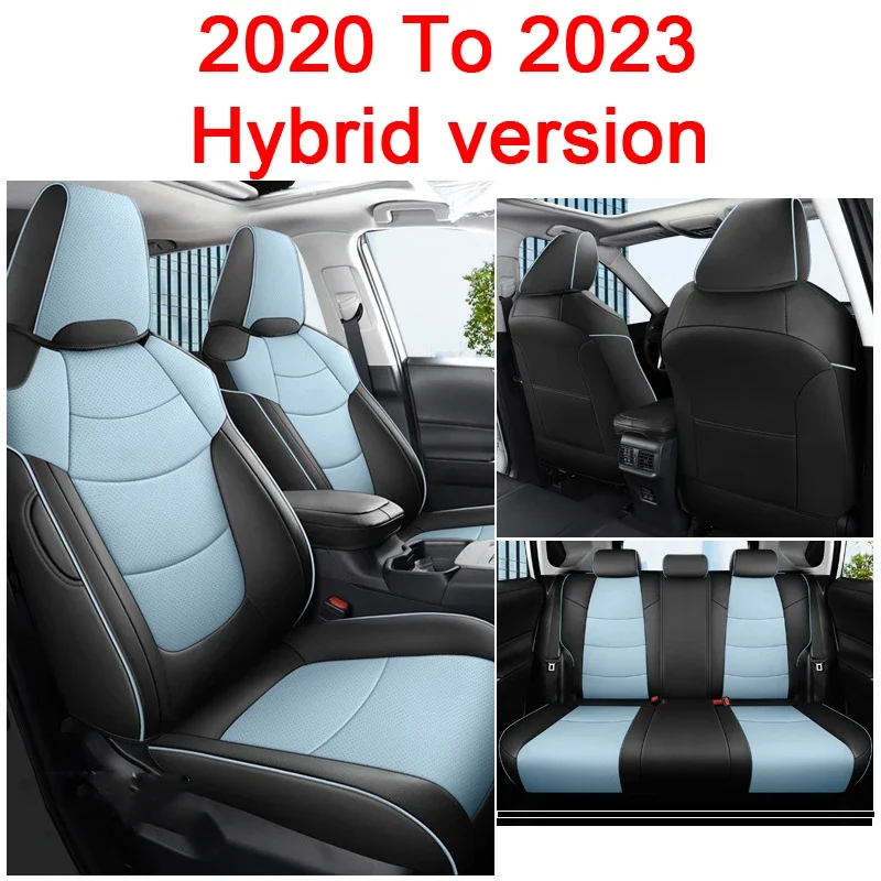 Car Seat Cover Specifically Customized For Toyota Rav4 2019-2024 RAV-4 Fully Covered With Front And Rear Full Set