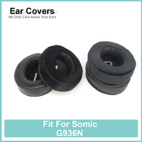 Earpads For Somic G936N Headphone Earcushions Protein Velour Sheepskin Pads Foam Ear Pads Black