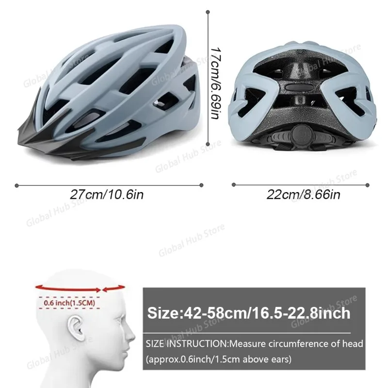 Ultralight Cycling Helmet for Adults, Safety Cap, MTB Bicycle Helmet, Outdoor Racing Equipment, Bike Helmet Bike Accessories