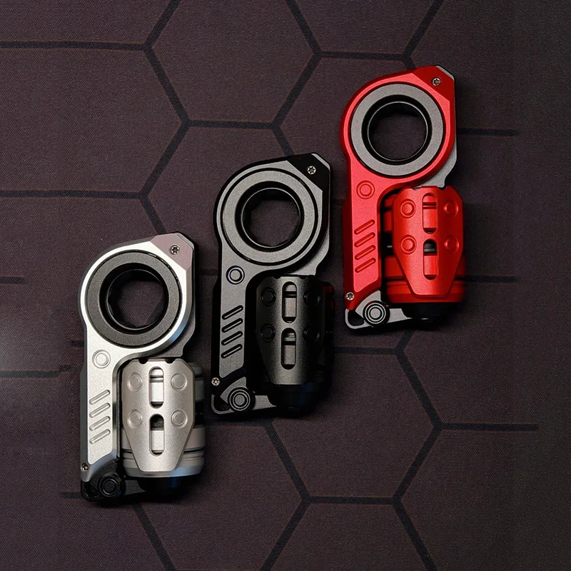 EDC Sinian Fidget Spinner Mechanischer Ratschenschlitten Push-Egg Dekompression Metall-Fingerspielzeug Modisches Erwachsenen-Angstlinderungsspielzeug
