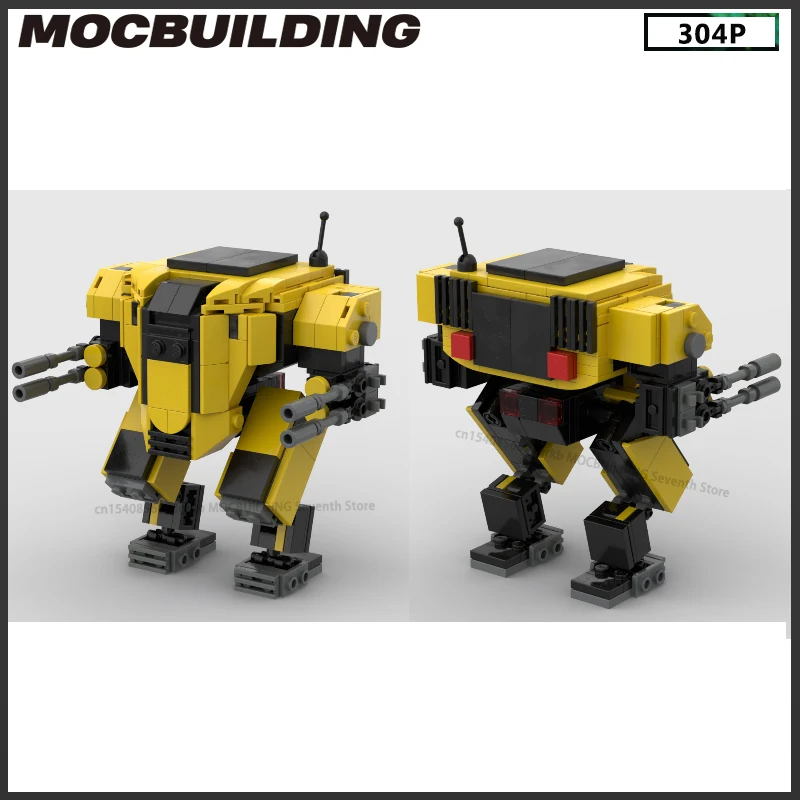 Game Characters MOC Buildding Blocks EXO-49 Emancipator Exosuit odel Classics DIY Assembly Bricks Creative Toys Collection Gifts