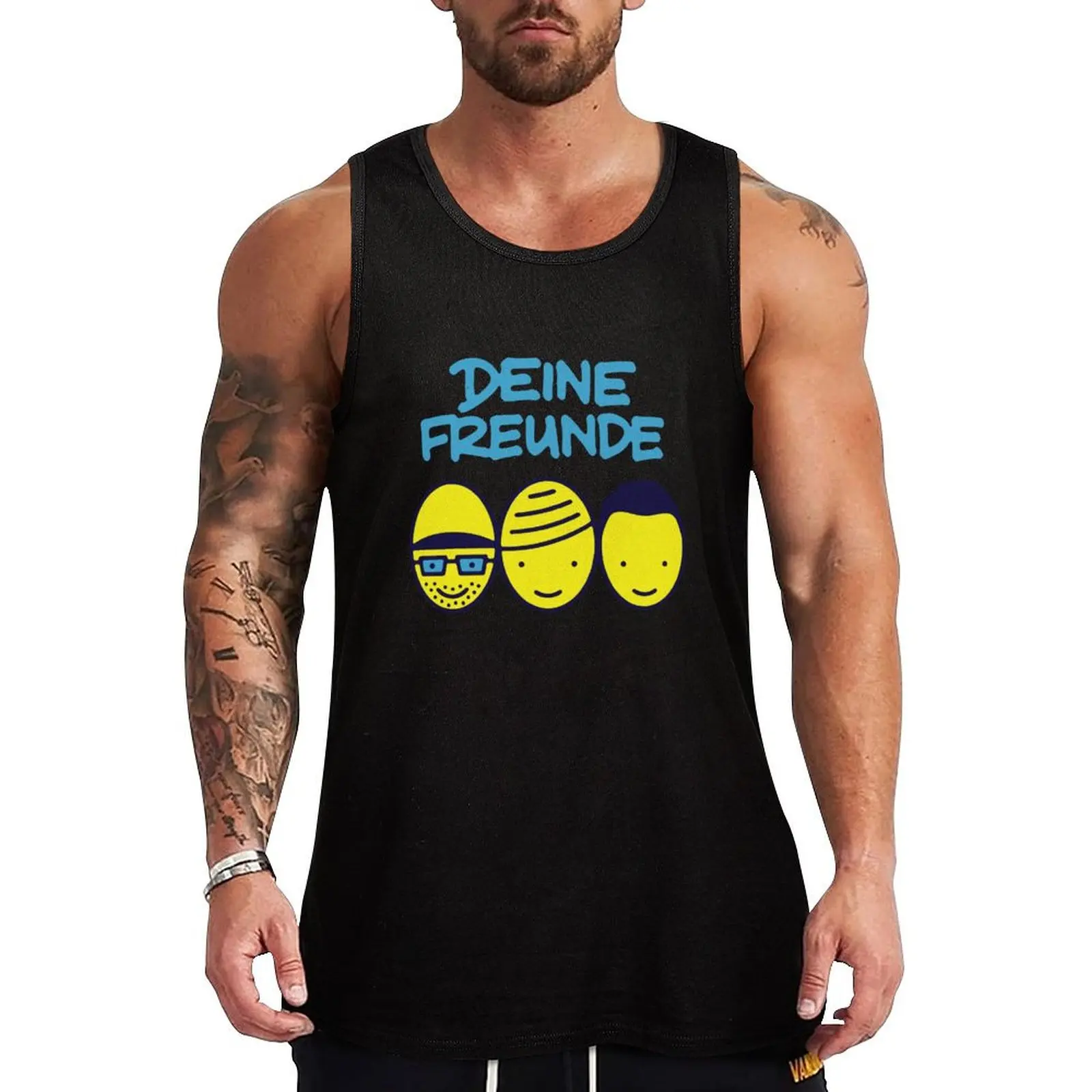 

Deine Freunde Tank Top gym shirt man Vest male sleeveless shirt man