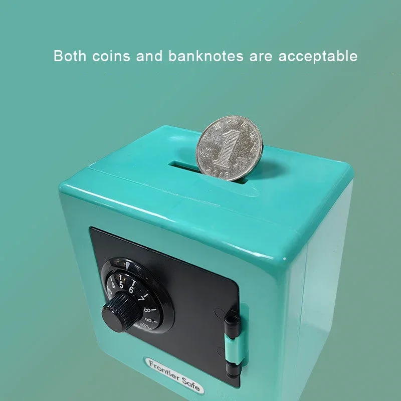 

Safe Box for Banknote, Coin Bank, Piggy Bank, Cash Box, Mini Cashier, Children's Gift, Password Unlock, Coin Saving Bank, 2Pcs