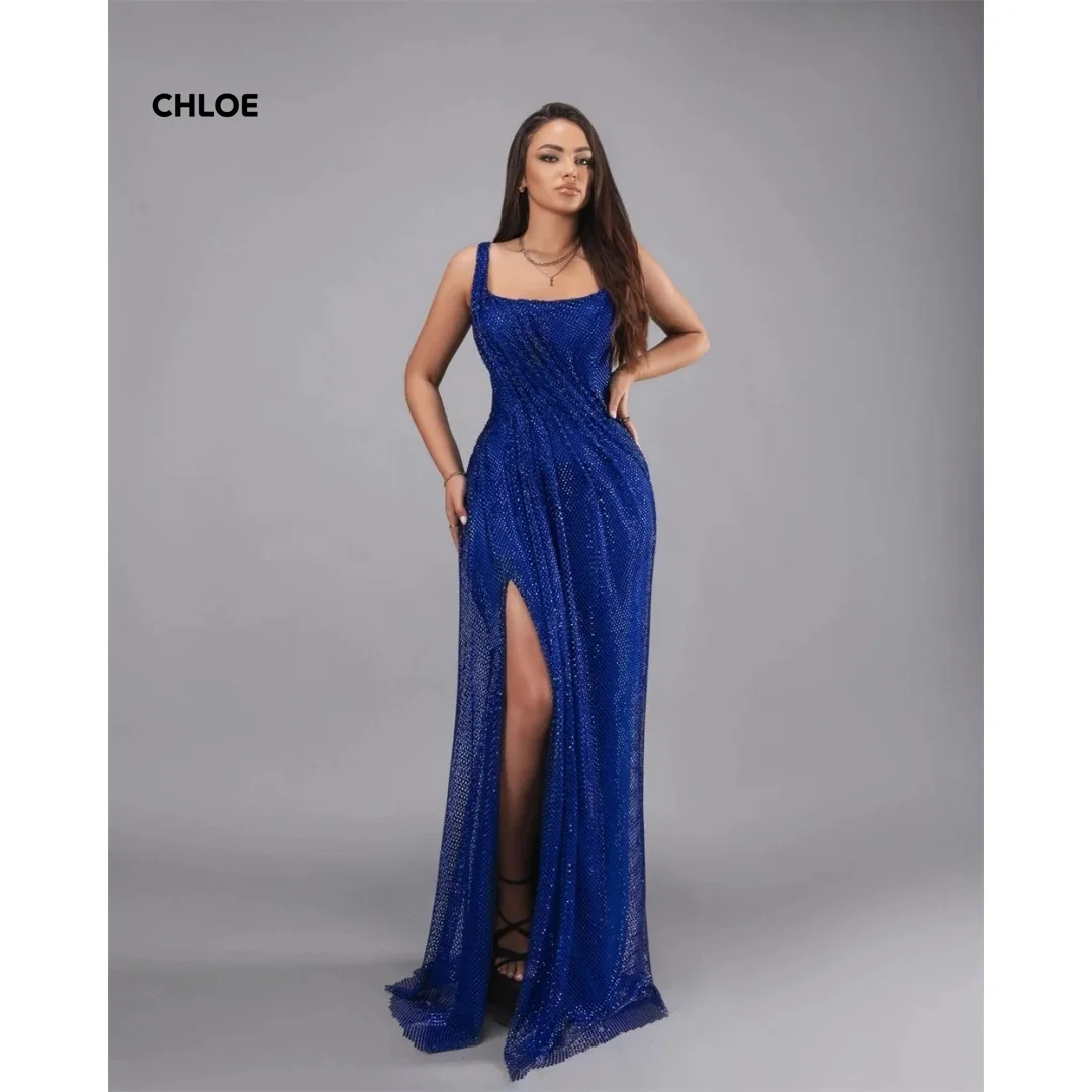 

Square Leader Evening Dresses Woman Elegant Party Dresses for Women Luxury Women Evening Dress Line A Custom Made Sleeveless