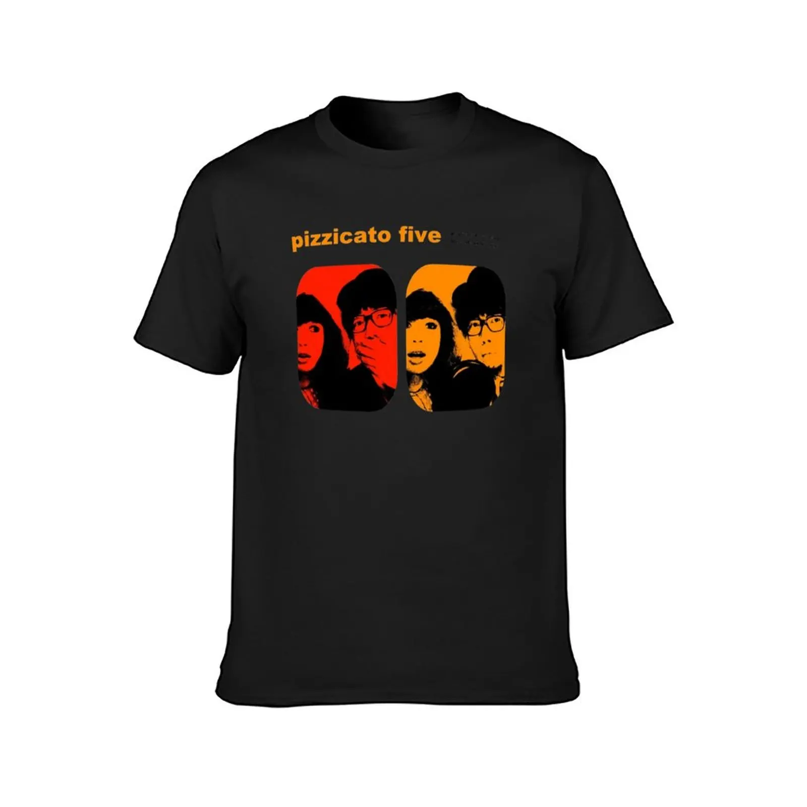 Pizzicato Five promotional image T-Shirt quick-drying for a boy customs design your own mens graphic t-shirts hip hop