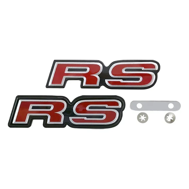 

ABS Car Front Grille Emblem for Honda RS Accord CRV Civic City Odyssey HRV Jazz Vezel Vision Body Badge Exterior Accessories