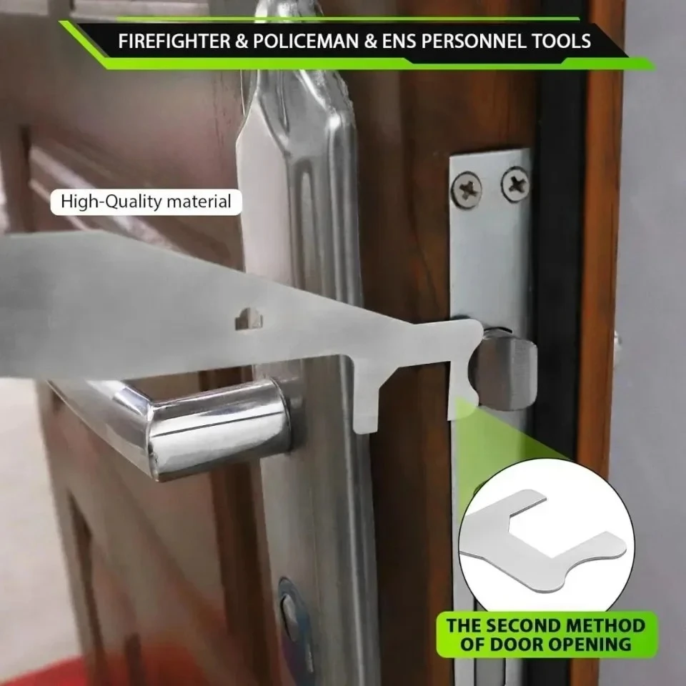 Professional Multi-Functional Firefighters Tools Stainless Steel Lock Picking Fast Opener Practical Locksmith Kit for Rescue
