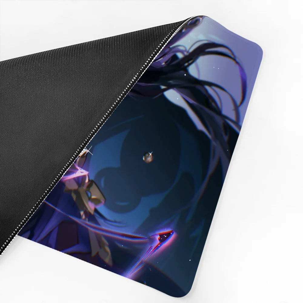 Imagem -06 - Clorinde Genshin Impact Mousepad Mouse Mat Mesa Tapete com Pad Acessórios para Jogos Prime Xxl