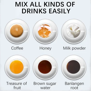 380 ml Cúp từ tính tự động di động với kích động tự động, cốc hỗn hợp pin điện cho cà phê và sữa 10 Cup sữa bán hàng chính - №6