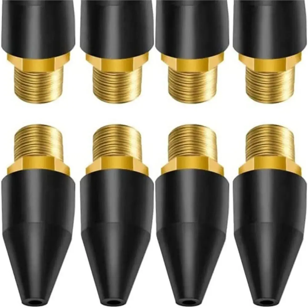 Durable Alloy Air Blow Nozzle Rubber Tip Pneumatic Cleaning Tool Accessory Safety Dust Blower Head Replacement Standard