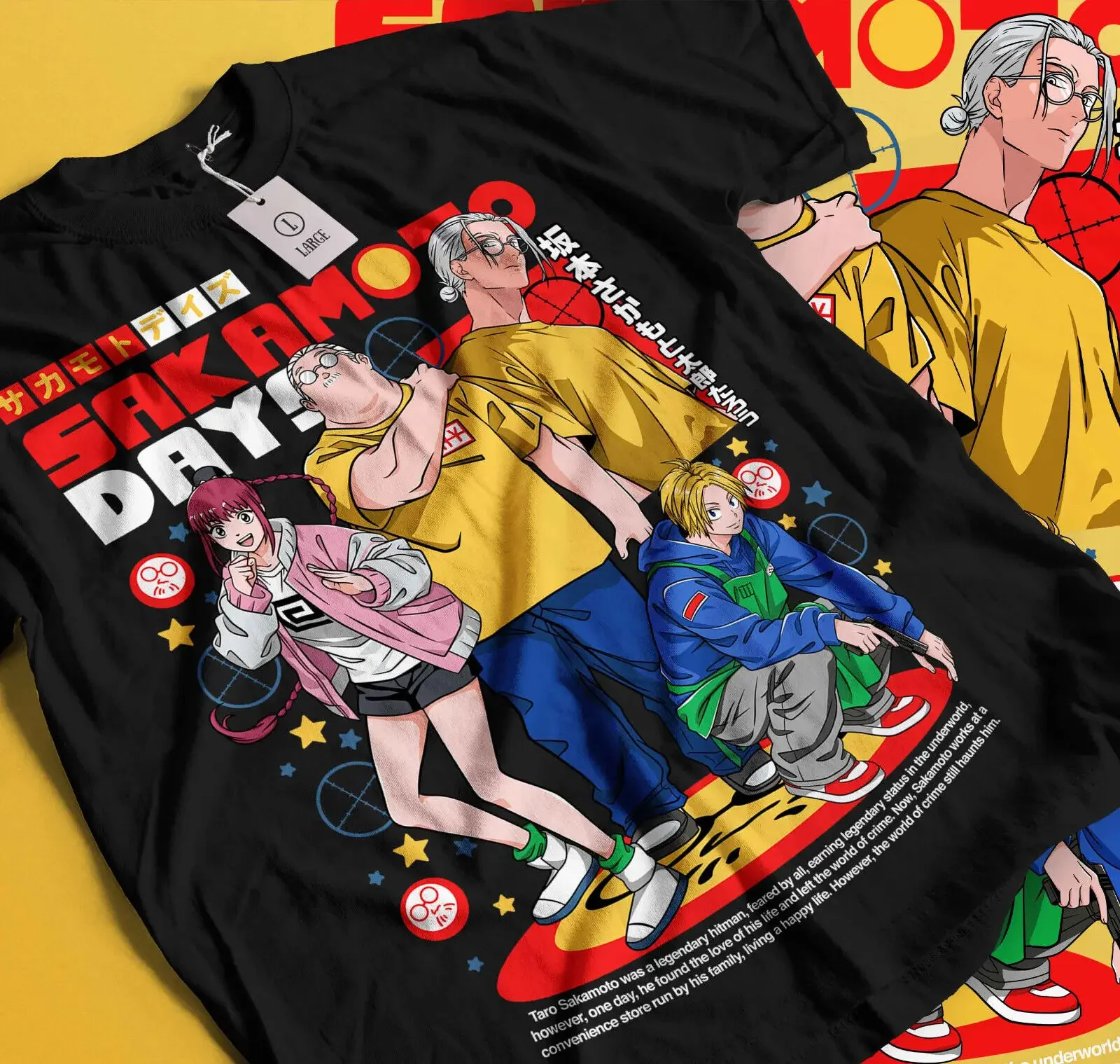 Sakamoto T-Shirt Days Taro Sakamoto Nagumo Sakamoto Days Gift Shirt All Size 438