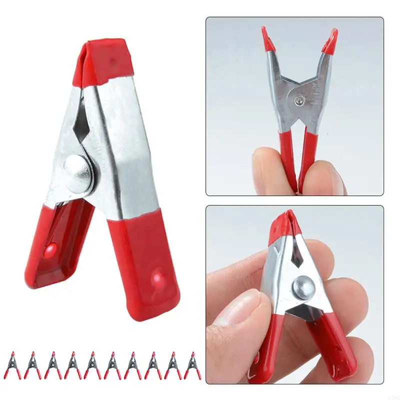 U75C NEU 10 PCS METALL FINDERSCHLALLEN 2 "CLIP für weiche Kunststoffspitzen Grip Photos