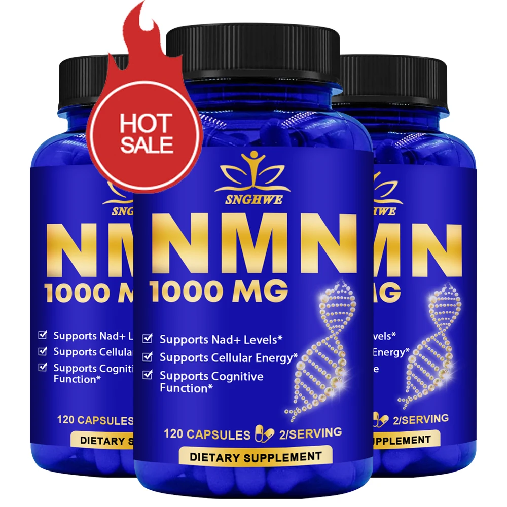 NMN Supplement 1000mg-More Absorbent-Healthy NAD Plus Levels-Supports Cellular Energy,Immunity,  Cognitive Function & Metabolism