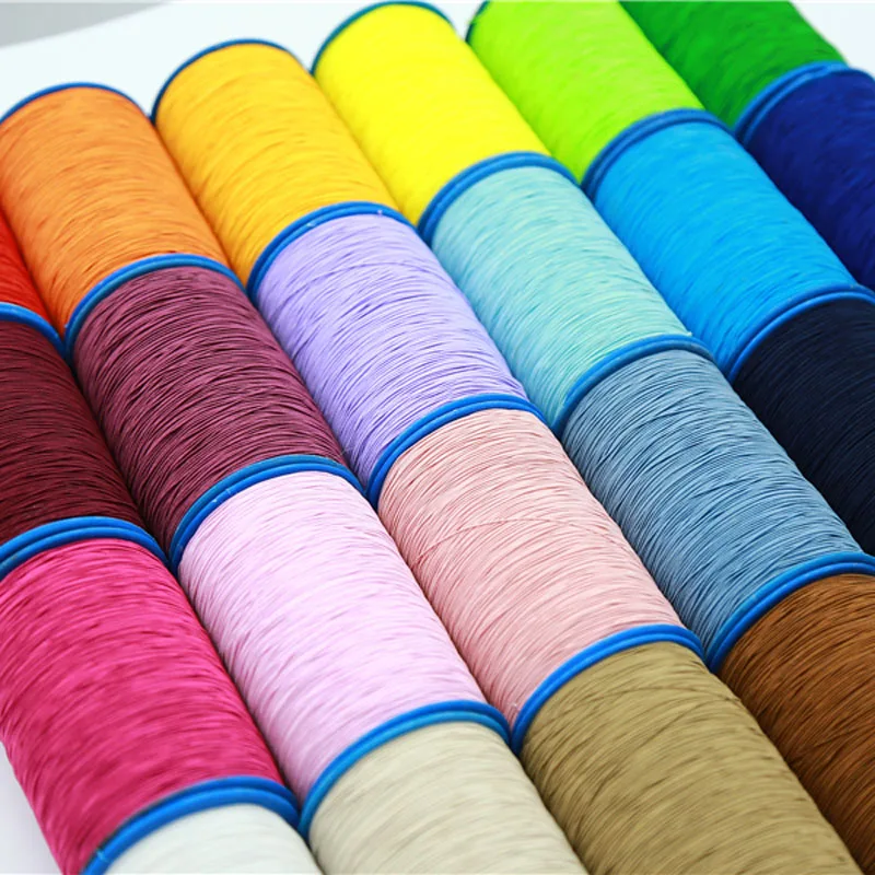 500yards+0.5mm Colored Elastic Thread Sewing Machine Thread Very Fine Elastic Cord Elastic Rubber Band Elastic Band Thread Roll