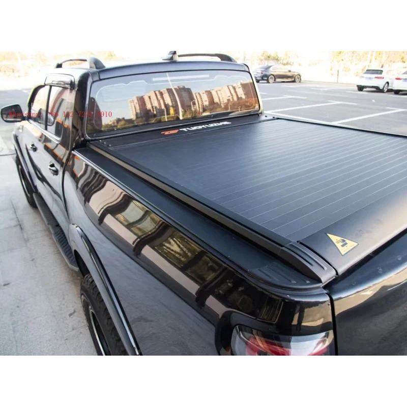 

Factory direct sales of electrically retractable aluminum roll-up cargo covers for Hilux Vigo pickup trucks, compatible with Ran