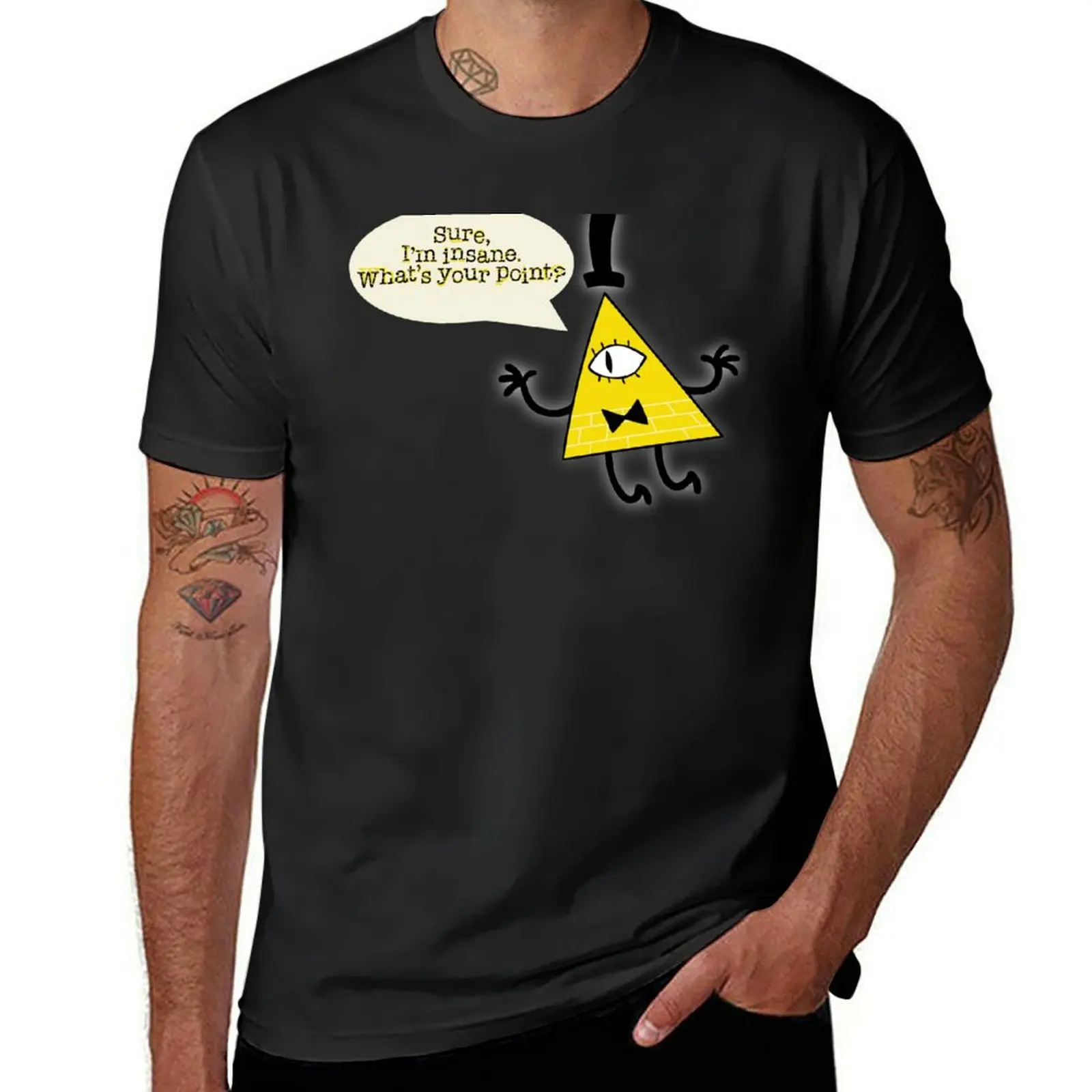 Bill Cipher T-Shirt customizeds Short sleeve tee men t shirts