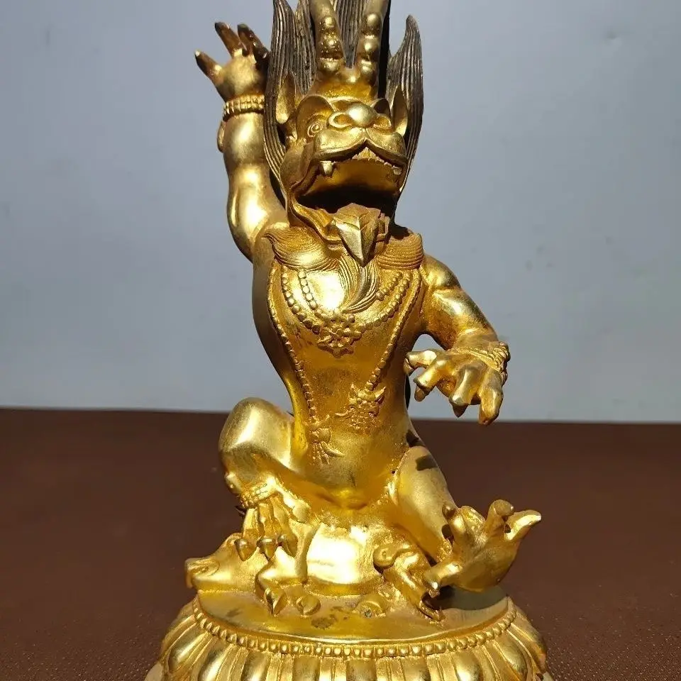 God of wealth with bull head Ornament Decoration Tea Pet Figurines Desk Decor Accessories