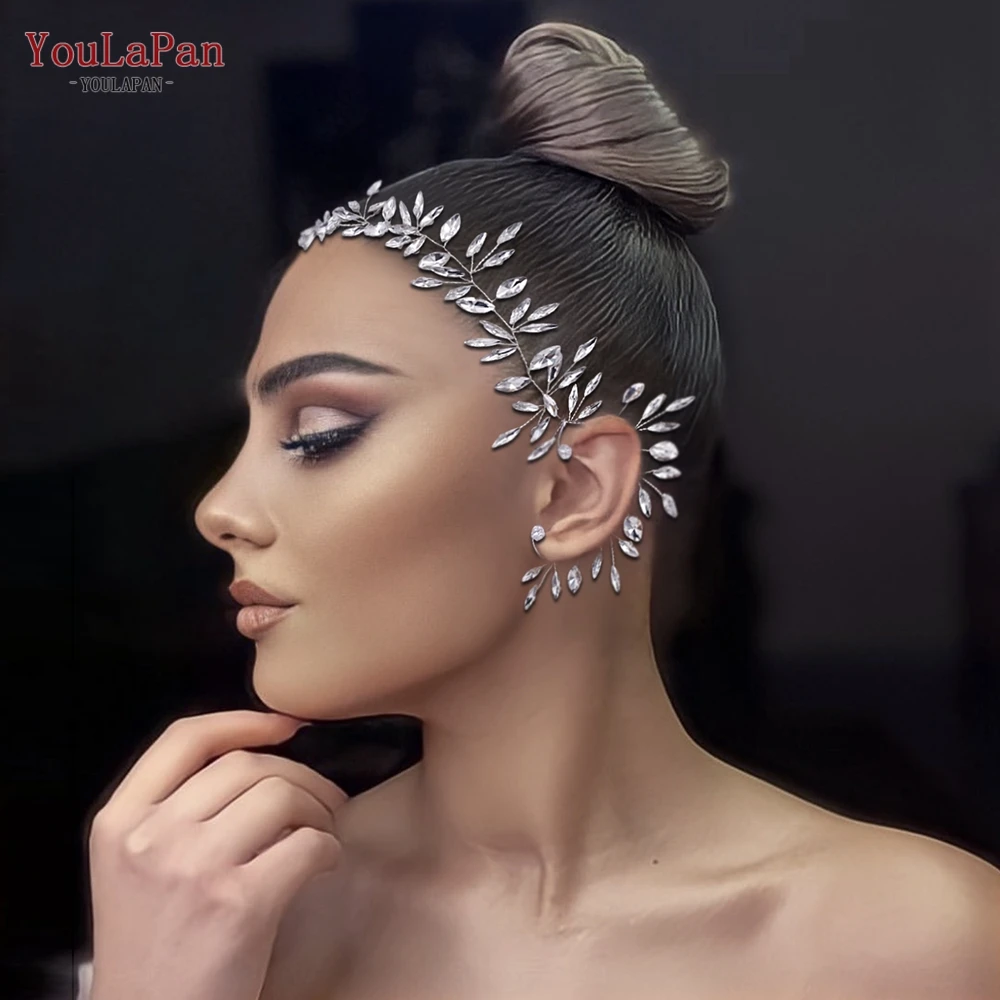 

YouLaPan Rhinestone Headband for Women Girl Fashion Bridal Tiara Hair Ornaments Jewelry Wedding Hair Accessories Headpiece HP526