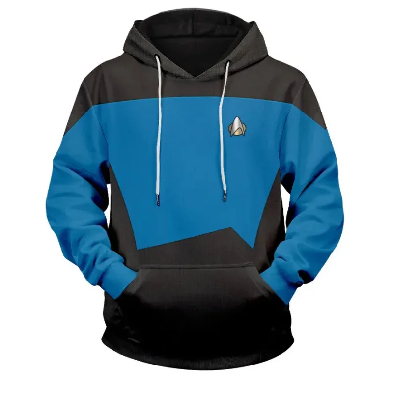 2025 nova estrela filha star trekking solto crianças adultos moletom com capuz manga longa streetwear cosplay moletom com capuz casaco superior pullo ★ ★