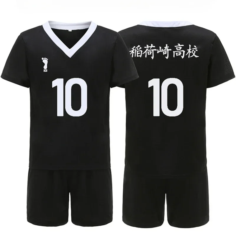 Anime Haikyu Cosplay Costumes Inarizaki High School Men's T-Shirt Volleyball Uniform Hinata Shoyo Kageyama Tobio Boys Fun Outfit