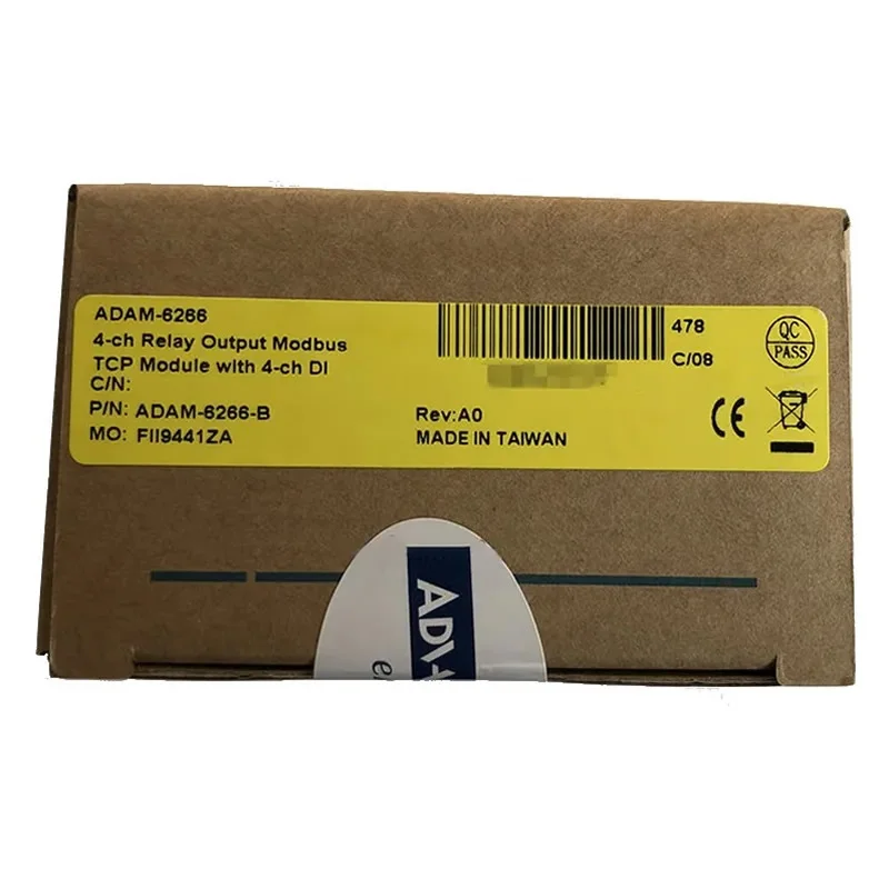 1pcs/lot ADAM-6266 Modbus TCP 4-channel Relay Output Module DI
