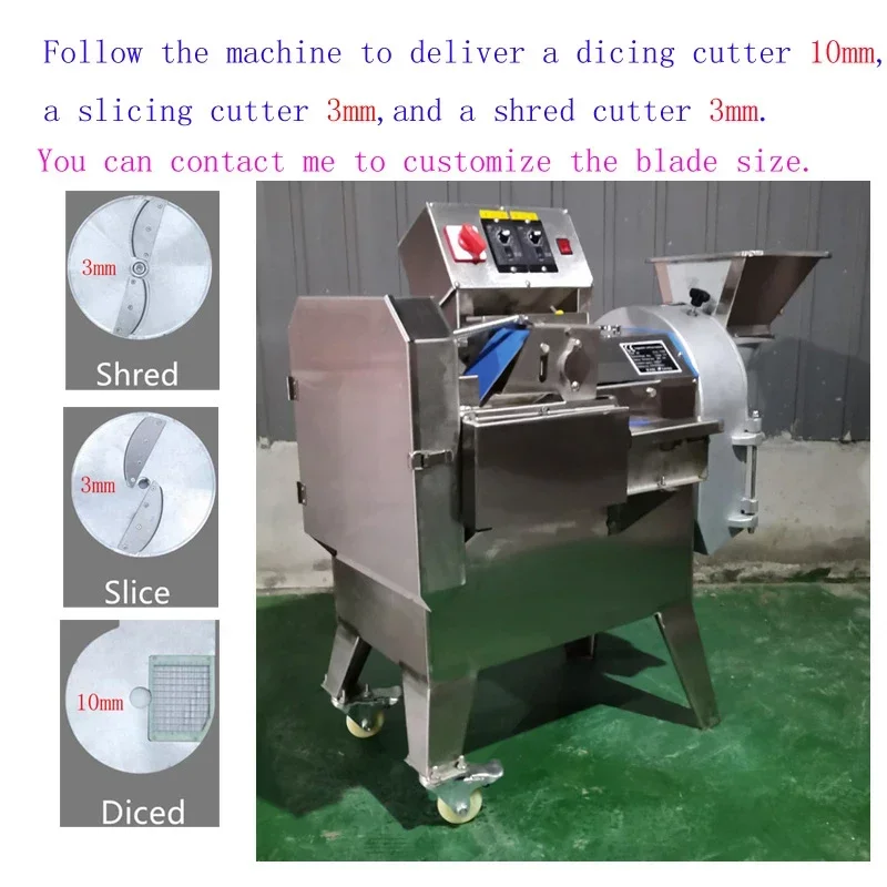 High Quality Electric Vegetable Cutter Multifunctional Commercial Stainless Steel