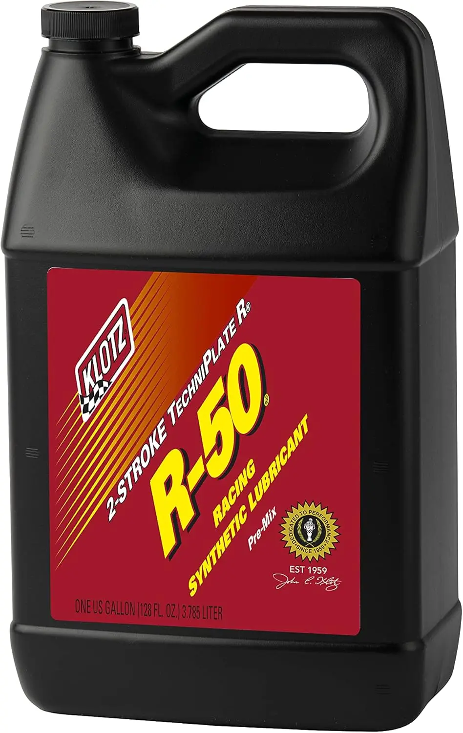 Klotz R-50 Racing TechniPlate Synthetic Pre-Mix Oil for 2-Stroke Engines – 1 Gallon KL-105