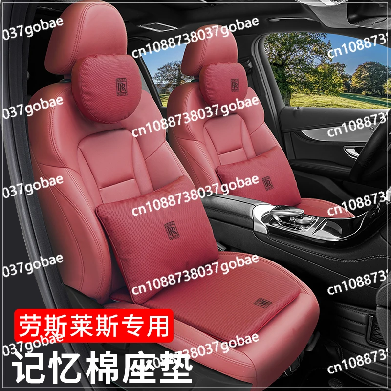 Rolls-Royce Phantom Cullinan Gust Napapi Neck Pillow Headrest Car Seat Waist Back Double Sided Cushion