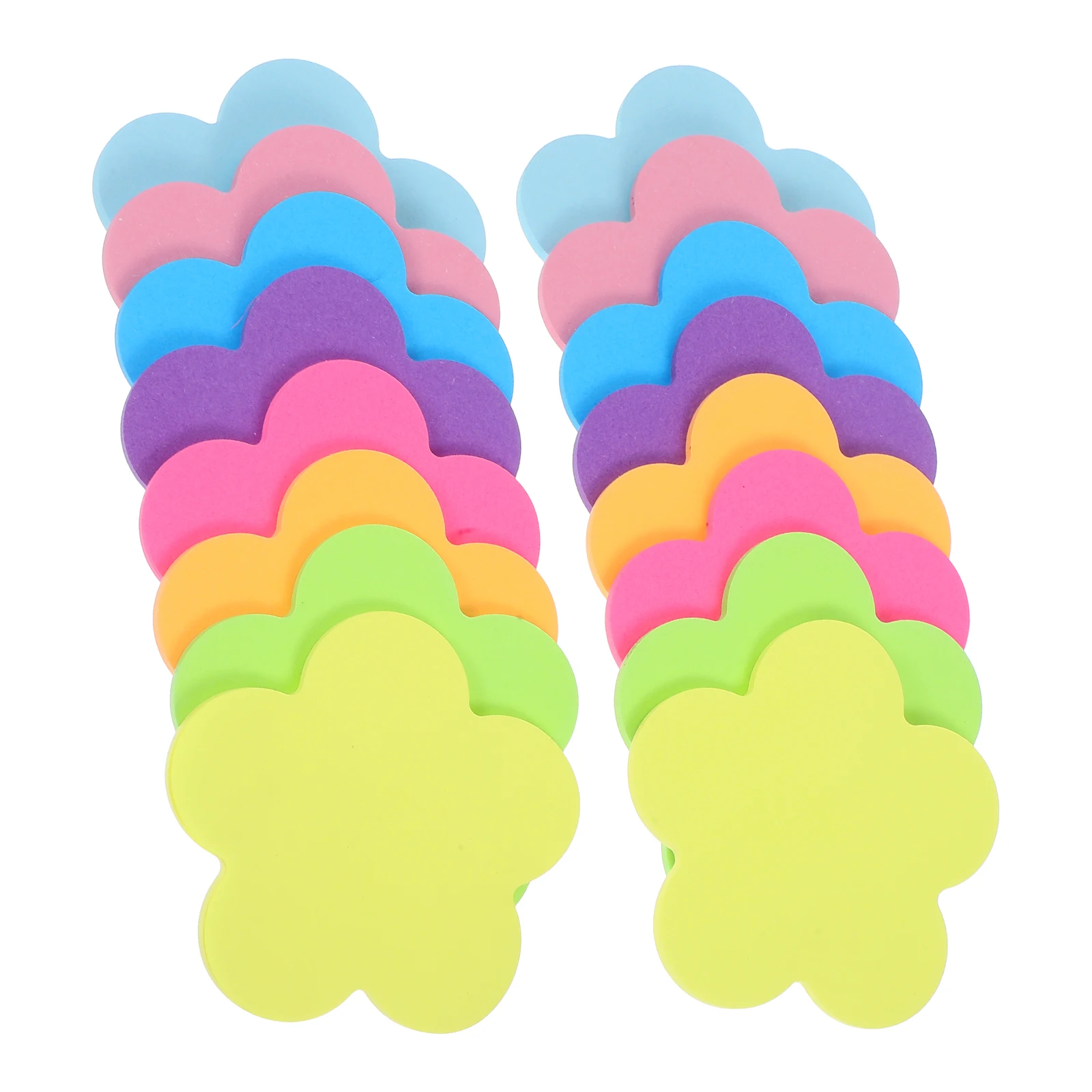 

16 Pcs Plum Blossom Cute Stationery Supplies Removable Book Pad Student