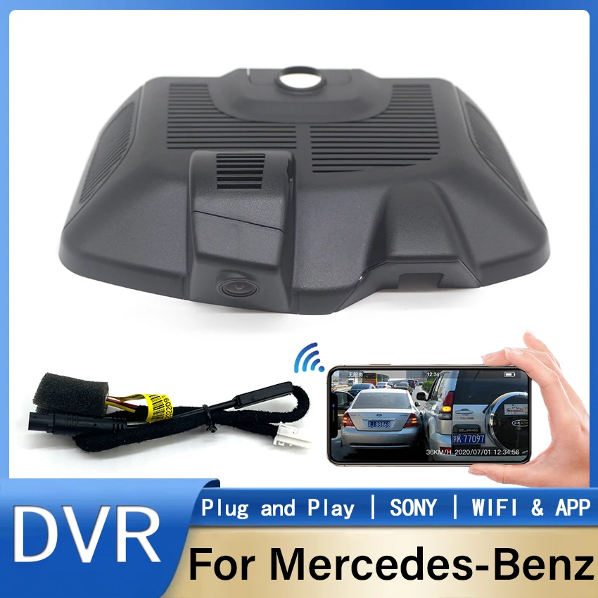 

New! 4K 2160P Car DVR Dash Cam Camera Video Recorder For Mercedes-Benz EQS 580 450+ EQS580 EQS450+ 2021-2025 UHD DashCam