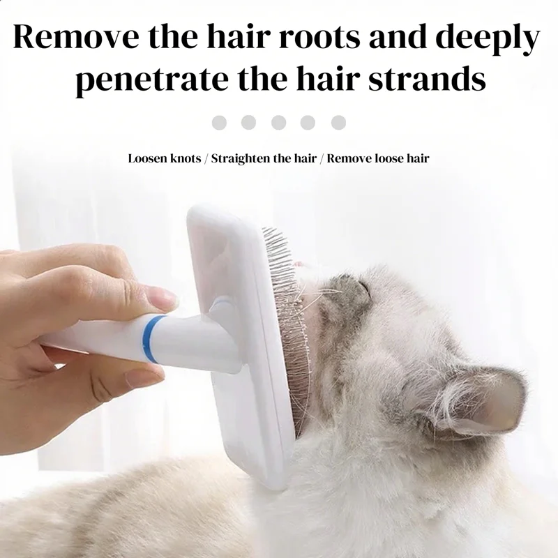 

Pet Grooming Comb for Cats And Dogs Special Device for Removing Loose Fur Long Hair Cleaning Dog Grooming Brush