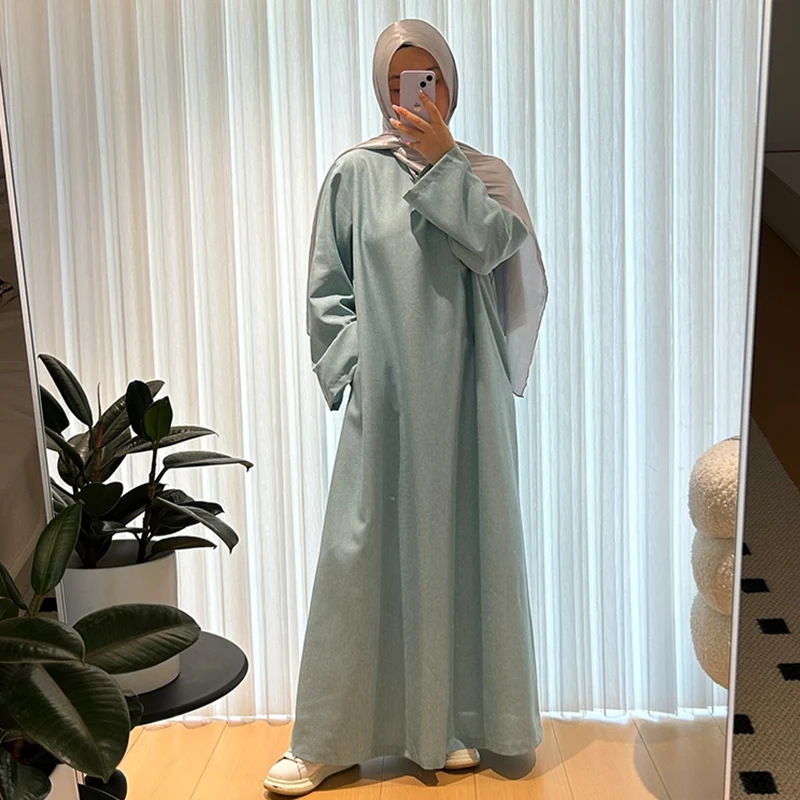 Abaya Muslim women's clothing Middle Eastern robe women's clothing dress Dubai plus size women's clothing MU-163