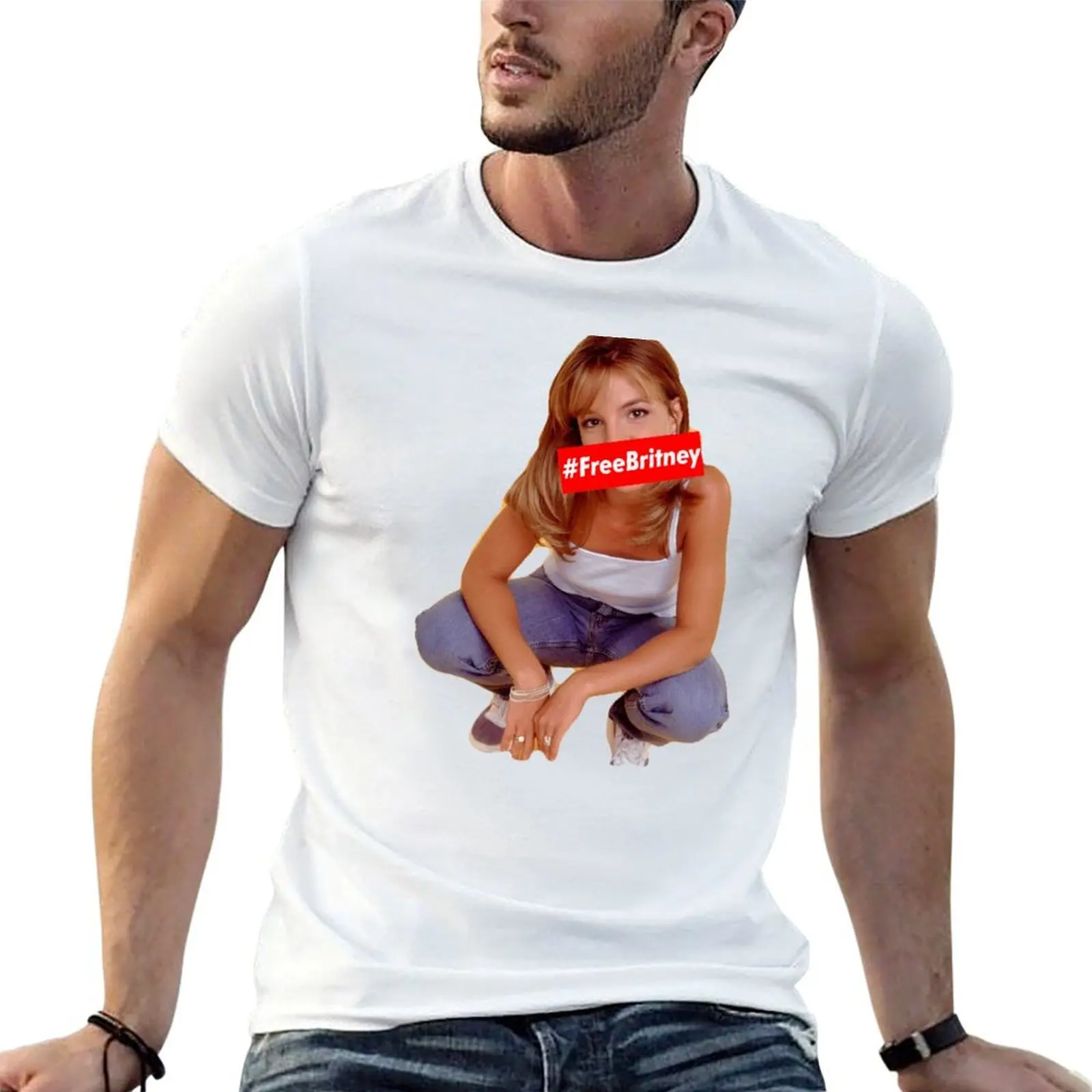 

#FreeBritney T-Shirt funny t shirts man cotton t shirts high quality T-Shirt