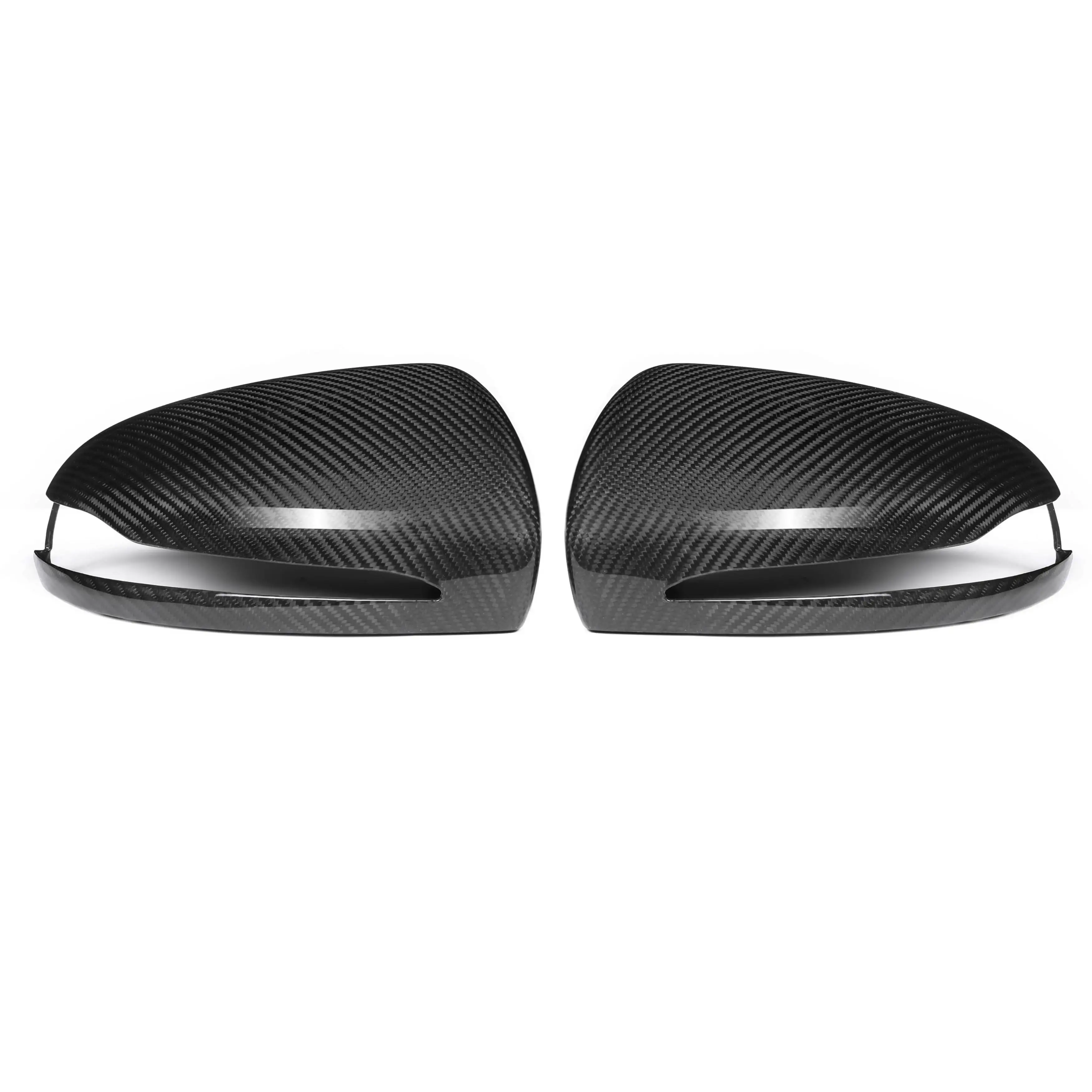 

For Mercedes C Class W205 OEM Style Prepreg Carbon Fiber Mirror Cover/LHD H-011 2015-2020 Two Doors Gloss Carbon Carbon