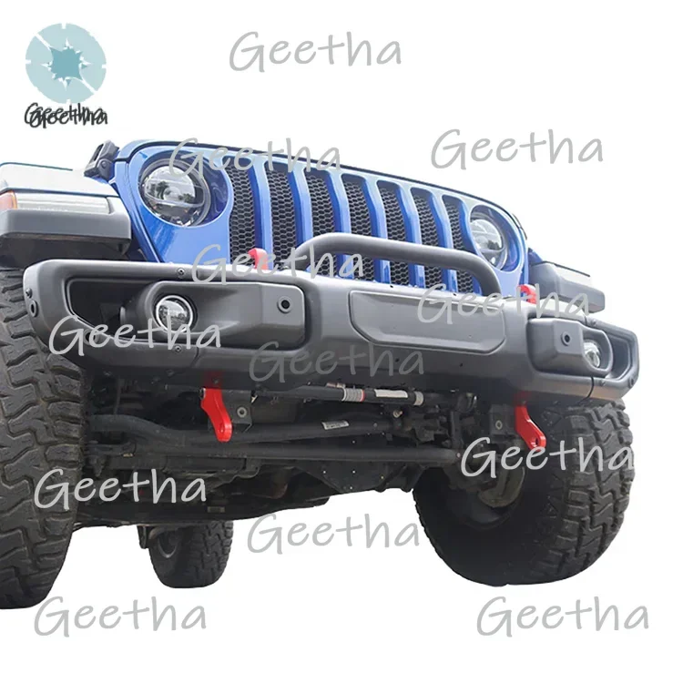 

for Steel JL 10th Anniversary Front Bumper for Jeep Wrangler 2018+ with U bar With/ Without Rador Hole
