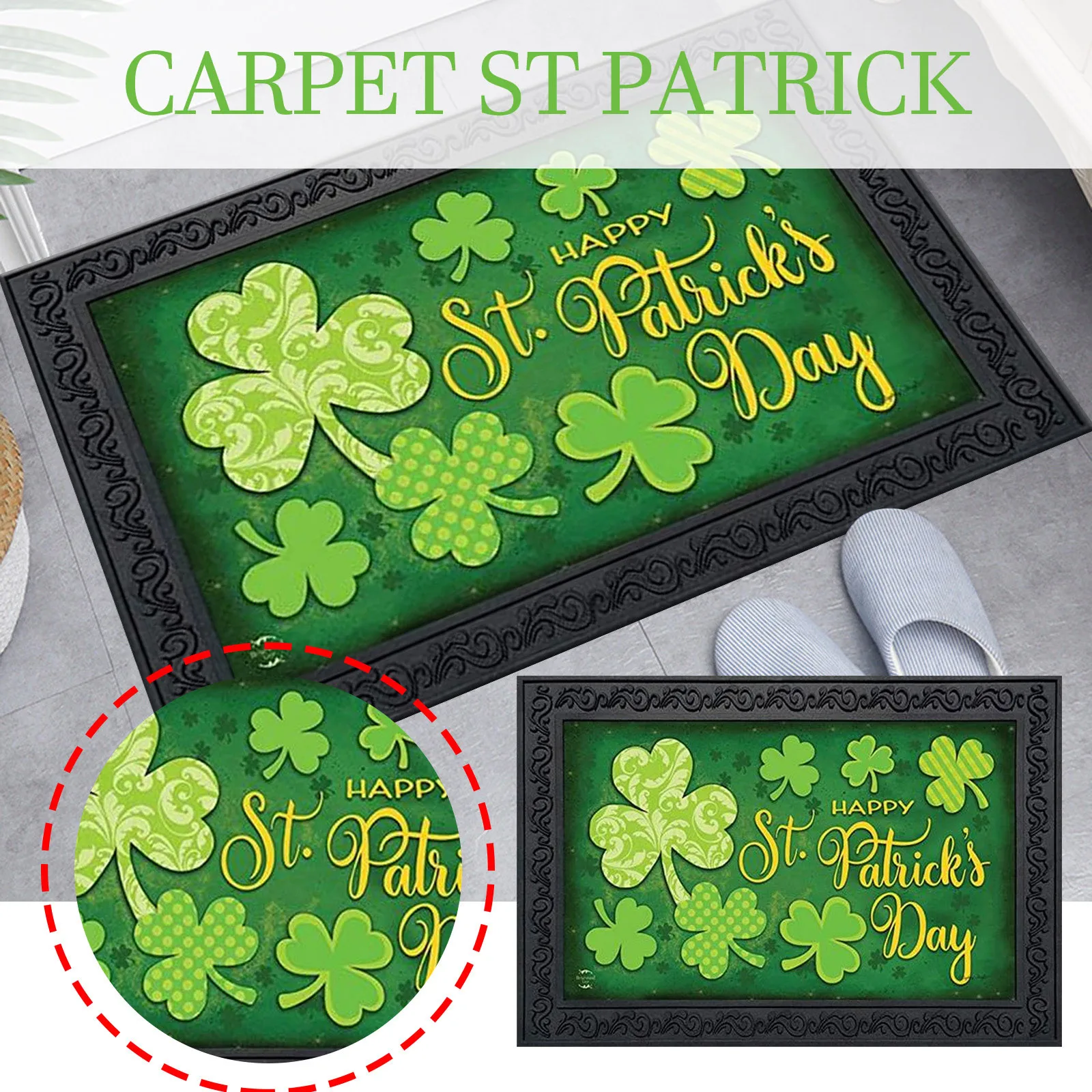 

Chunky Throw Blankets Knit Throw St. Patrick’s Day Welcome Door Mats Home Carpets Decor Size Fleece Blanket Twin Size Blankets