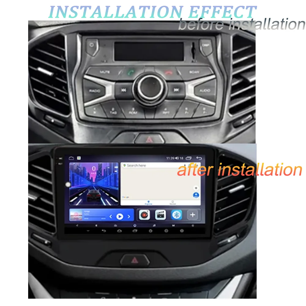 Экран QLED для LADA Vesta Cross Sport 2015-2019 Android интеллект Автомобильный радиоприемник Мультимедийный плеер GPS DSP Аудио Стерео IPS