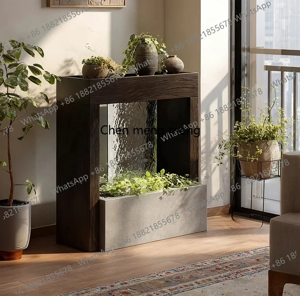 a55 Modern simple entrance entrance table office self-circulating flow landscaping ornament