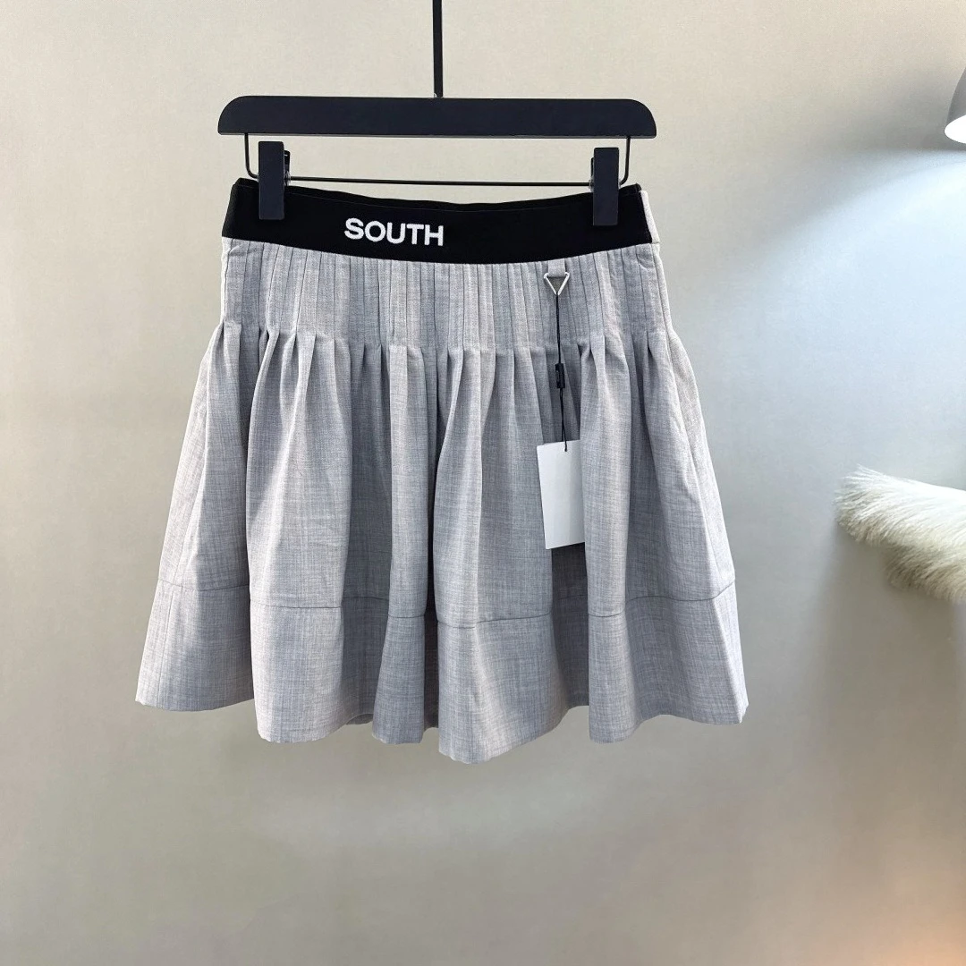 Women's Golf Pleated Skirt 2026 Fall New Korean Style Baseball Sporty High Waist A-Line Quick-Dry Polyester Stretch Breathable