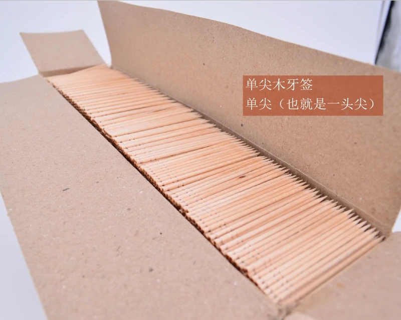 Wooden Toothpick Tooth Pick 10000 Pieces Tooth Stick Wood Picks Disposable Wood Toothpicks for Hotel and Restaurant Mass Sales