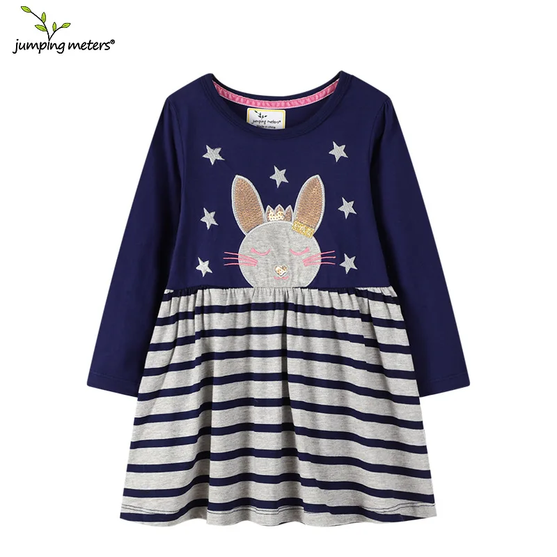 

Girls' Sequin Embroidered Dress Autumn Knitted Dress Wholesale Princess Dress