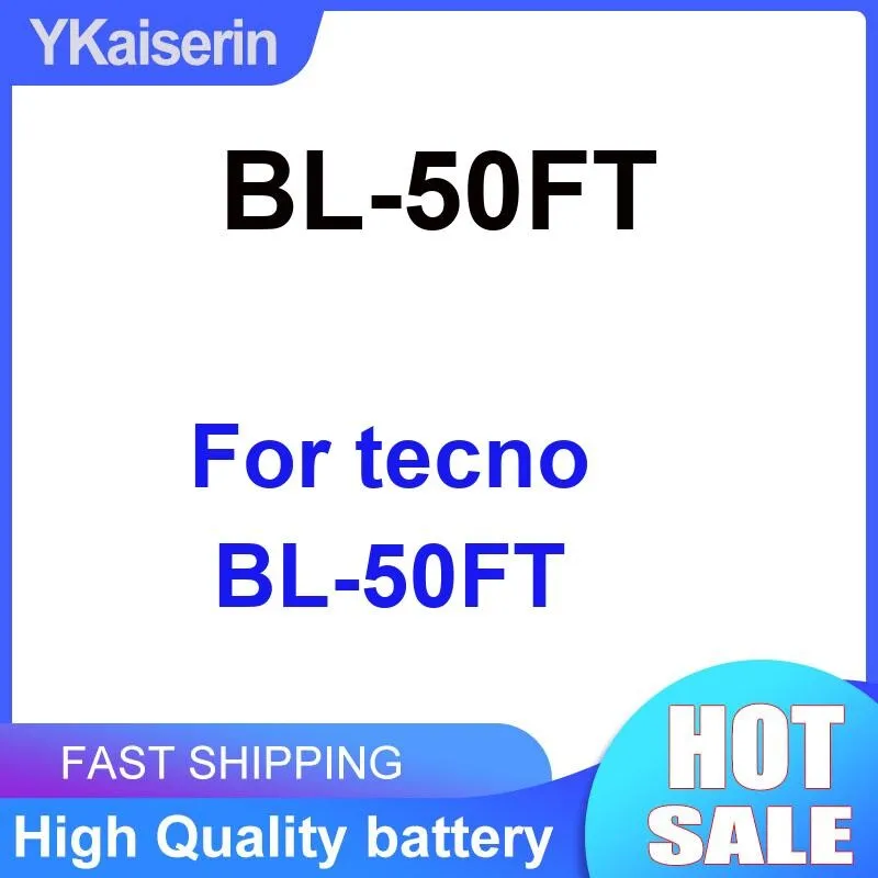 

Для Tecno BL-50FT безопасный и надежный аккумулятор для мобильного телефона 5160 мАч высокой емкости