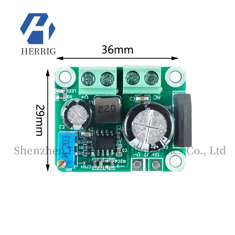 แรงดันไฟฟ้าต่ํา AC-DC step-down โมดูลแหล่งจ่ายไฟ DC-DC ปรับแรงดันไฟฟ้าเสถียรแหล่งจ่ายไฟ 2A เอาต์พุตพร้อมตัวกรองวงจรเรียงกระแส