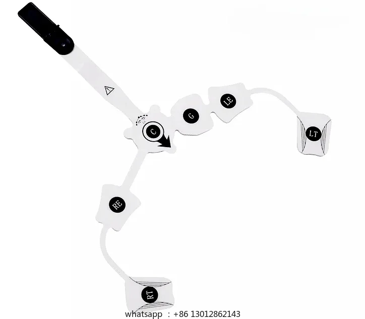 

Педиатрический двусторонний 6-электродов для взрослых, одноразовый датчик клея для лба, датчик печенья