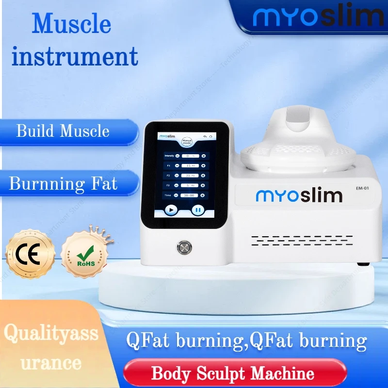 

MYOslim последний продукт MYOslim персональный портативный электромагнитный аппарат для стимуляции мышц тела, удаления жира, скульптурирования
