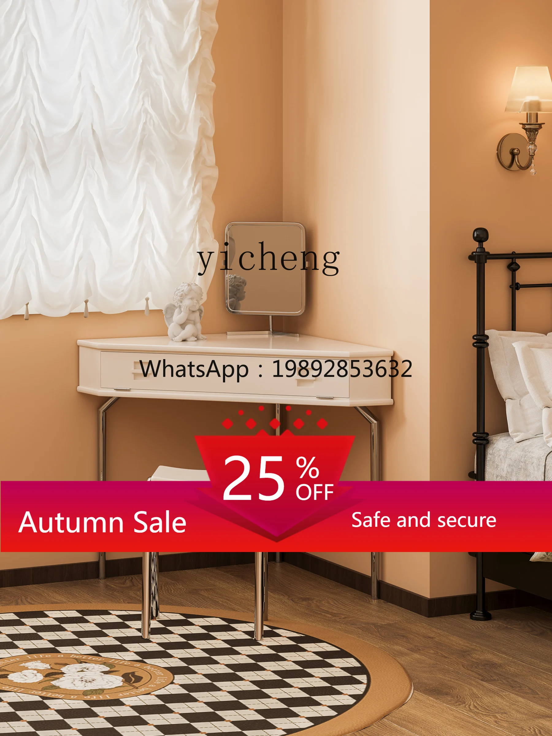 

Simple ins small apartment bedside corner dresser corner makeup dressing table